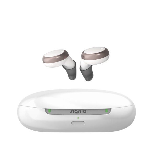 Signia Active Pro Hörgeräte mit Ladeetui Farbe Gold