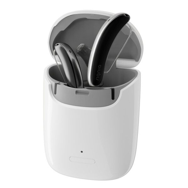 Signia Styletto AX Ladegerät geöffnet