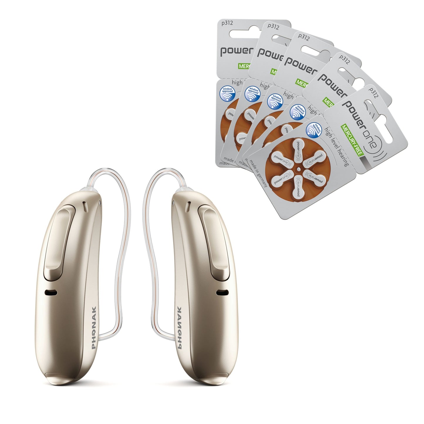 Phonak Audeo Paradise P 90 Batterie zwei Ohren