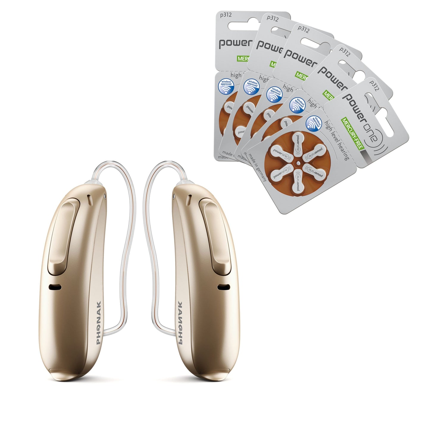 Phonak Audeo Paradise P 90 Batterie zwei Ohren