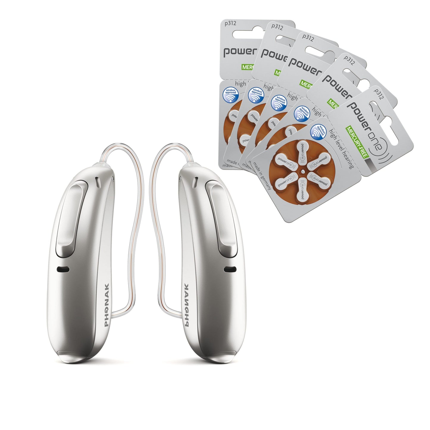 Phonak Audeo Paradise P 90 Batterie zwei Ohren